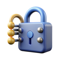 magnificent rustic Digital Security Padlock Encryption Key Access high quality png