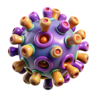 extraordinary rustic 3D Virus Model Structure, Infection, and Prevention authentic png