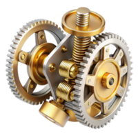 beautiful vintage Precise Gear Mechanism Engineering Design Functionality high resolution png