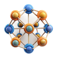 stunning vintage Network Structure Interconnected Nodes and Relationships professional png