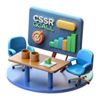 magnificent creative CSR GCall Data-Driven Meeting Visualization professional png