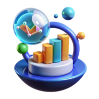 wonderful contemporary Data Visualization Upward Trend, Growth Chart, Progress Metrics high quality png