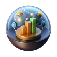 serene minimalist Visualizing Growth Data Analysis Insights genuine png