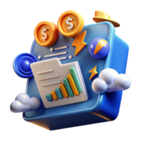 wonderful rustic Financial Growth Report Visualizing Data Trends Profitability high resolution png