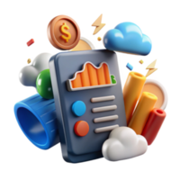impressive classic Financial Data App Cloud Computing, Mobile Analytics, and Business Growth high quality png