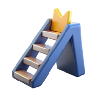 serene abstract Climb to Success Steps to Achievement original png