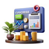 impressive contemporary Data Analysis Dashboard Visualizing Business Growth 4K png