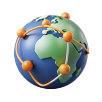 vibrant rustic Global Network Connections Interconnectivity and Communication high resolution png