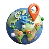 magnificent traditional Global Network, Location Tracking, and Data Analytics original png