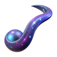 serene abstract Cosmic Orb Nebula Stream Abstract 3D Art authentic png