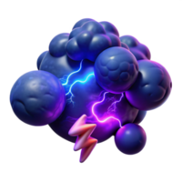 magnificent minimalist Glowing Energy Orb Abstract 3D Render authentic png