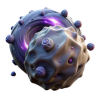 dramatic abstract Abstract 3D Render Biomorphic Forms, Swirling Energy, Cellular Structures premium png