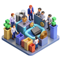3D Model Innovative Tech Process, Futuristic Factory, Digital Workflow, Automated System, Industrial Design, Smart Manufacturing, Modern Production, Tech Innovation, Engineering, Clean Energy png