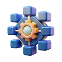 serene minimalist Integrated System Architecture Modular Design Centralized Control premium png