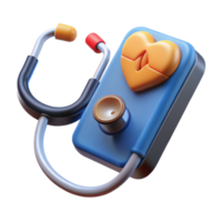 stunning abstract Heart Health Monitoring Stethoscope Device premium png