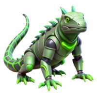 wonderful abstract Robotic Iguana Futuristic Reptile Design high resolution png