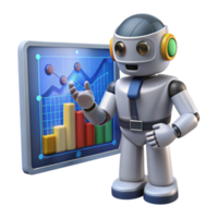 elegant abstract AI-Powered Data Analysis Charts, Graphs Insights authentic png