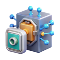 dramatic creative Secure Data Vault Advanced Encryption Access Control genuine png