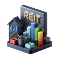 impressive minimalist REIT Investment Real Estate Market Analysis Growth Charts professional png