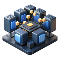 magnificent creative Modular Data Center Network Scalable Cube System high resolution png