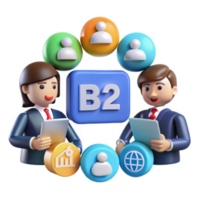 dramatic traditional B2B Collaboration Business Networking Growth Strategies genuine png