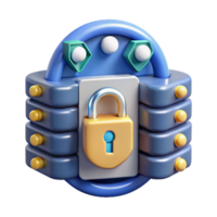 impressive minimalist Data Security Server Protection with Secure Encryption detailed png
