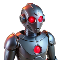 impressive rustic 3D Render of a Futuristic Robot original png