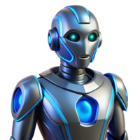 magnificent abstract Friendly Robot 3D Render authentic png