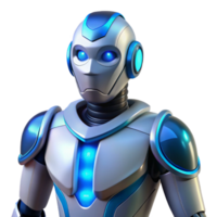 extraordinary minimalist Futuristic Robot 3D Render high quality png