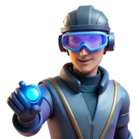 wonderful rustic 3D Render Futuristic Explorer authentic png