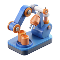 stunning minimalist Automated Manufacturing Robotic Arm Precision Assembly authentic png