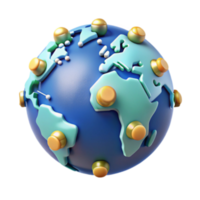 extraordinary abstract Global Network Connectivity A 3D Visualization exclusive png
