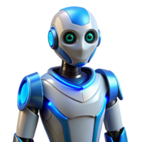 extraordinary creative Friendly Robot 3D Render authentic png