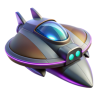 magnificent traditional Futuristic Spaceship 3D Render 4K png
