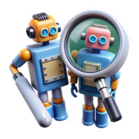 dramatic minimalist Robot Inspection Automated Quality Control with AI genuine png