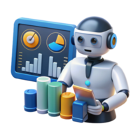 beautiful rustic AI-Powered Data Analytics Insights Automation 4K png