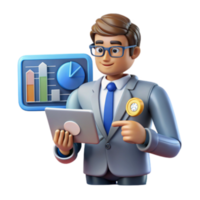 serene abstract Financial Analyst Data-Driven Decisions Time Management exclusive png