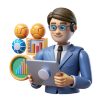 dramatic abstract Data Analyst Tablet, Charts, Graphs, Business, Strategy, Metrics, Reporting, Insights, Performance, Analytics detailed png
