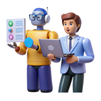 vibrant minimalist AI-Powered Business Solutions Streamlining Workflow with Automation authentic png