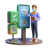 magnificent contemporary Contactless QR Code System for Access and Check-in exclusive png