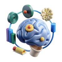 serene creative Boosting Cognitive Function A Visual Guide to Brainpower 4K png