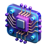 vibrant rustic Advanced Microchip Technology Circuitry and Processing high resolution png