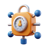 serene rustic Time-Locked Security System Secure Data Access Control original png