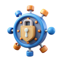 magnificent vintage Network Security Protecting Data with Enhanced Encryption detailed png