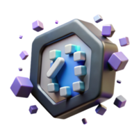 wonderful artistic Efficient Time Management Cube Clock System original png