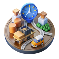 serene traditional On-Time Delivery Efficient Cargo Transport System high resolution png
