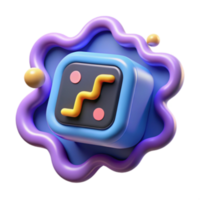 wonderful abstract Abstract 3D Icon Zigzag Path, Data Flow, Connectivity exclusive png