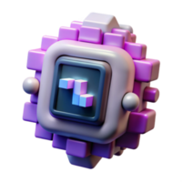 beautiful abstract Abstract 3D Puzzle Cube Design 4K png