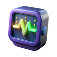 beautiful rustic Vital Signs Monitoring App Health Tracking, Data Visualization, and Wellness premium png