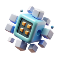 impressive abstract Modular 3D Cube Design Abstract Blocks, Geometric Shapes original png
